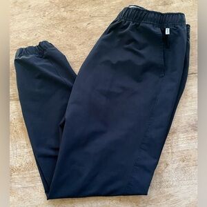 Abercrombie & Fitch‎ Sz L Black Poly Blend Joggers